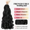 24 Inch 1 Pack French Curly Hairpiece (Colour 1B) - Image 3