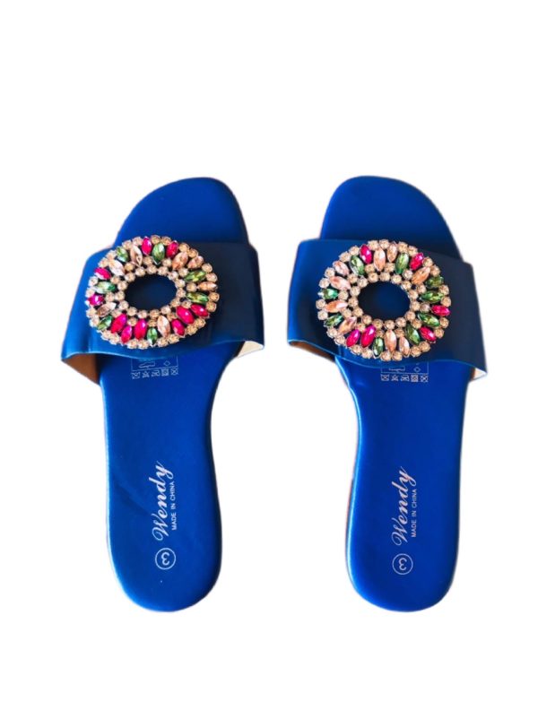 Blue Disco Brochure Ladies' Sandals