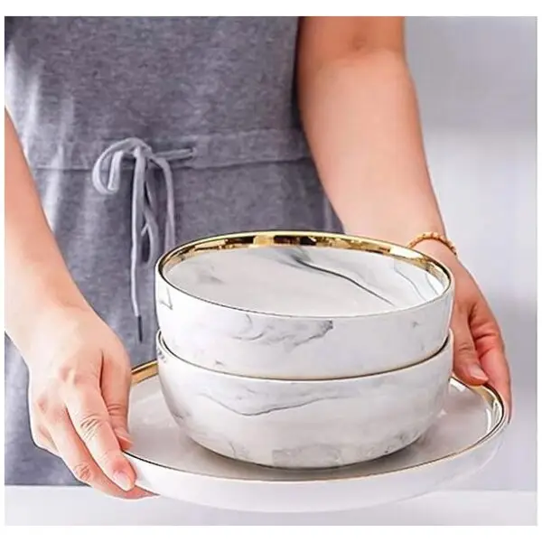 Microwaveable Marble Bowls