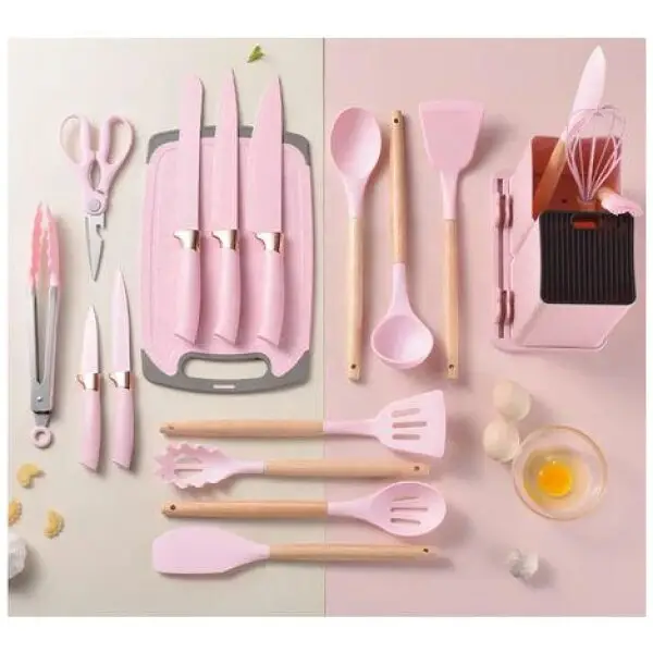 Modern Silicone Kitchen Utensils Set - Image 3